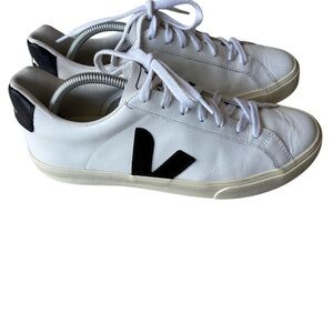Veja White and Black Sneakers
